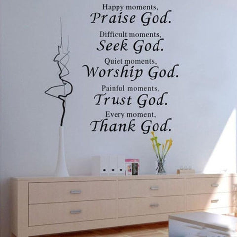 Bible Quote Removable Wall Decal