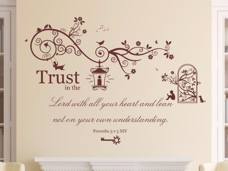 Colored Bible Quote Wall Art Decal